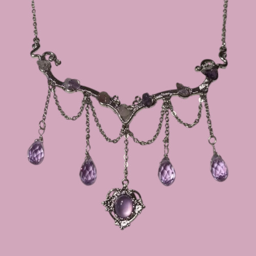 Girocollo fairycore viola - girocollo,
