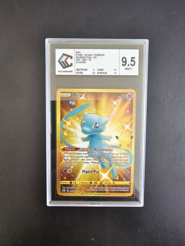 Carte pokémon mew gold - mew,