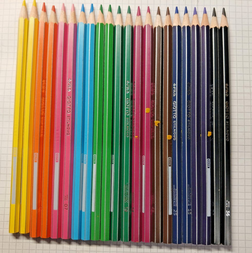 Set pastelli colori - 11,