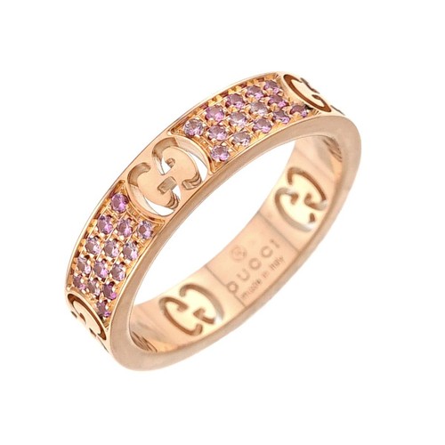 Gucci icon zaffiro anello 18k - zaffiro,