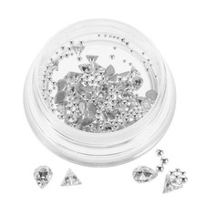  1 Scatola di Gemme e Strass