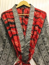Abito lungo kimono rosso pura