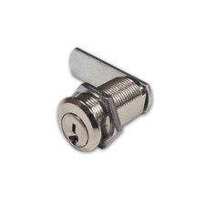 Serratura a Cilindro per Antina Nichelata Meroni Art 216 Misura 20 mm  Ø 16 mm