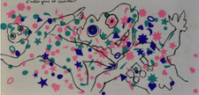 ENRICO BAJ, litografia a