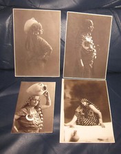1920 Quattro bellissime fotografie - donna in abiti tradizionali -  Turchia?