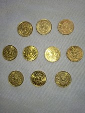 Lotto 10 monete 200 Lire "arma