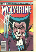 Wolverine #1,2,3,4 VF avg