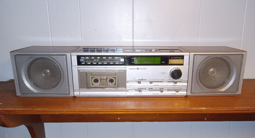 Vintage mcm radio cassetta - ge,