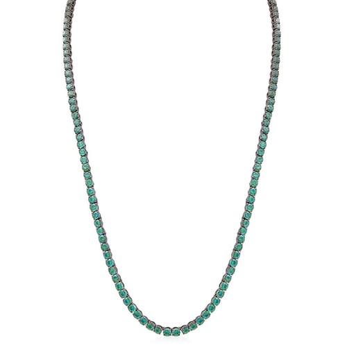 Collana con cristalli - , a