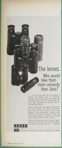 Pubblicità stampa lenti zeiss - pubblicità,