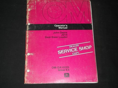 John deere jd14 manuale - 14,
