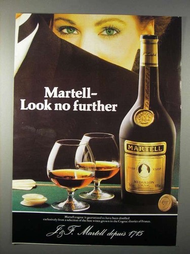 Pubblicità medaglione cognac - pubblicità,