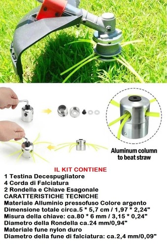 Testina tagliaerba fili - testina,