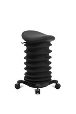 Topstar Sitness Sgabello 4D con Ruote Nero Seduta Attiva Ergonomico Mobile