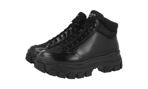 Prada leather monolith - prada, booties