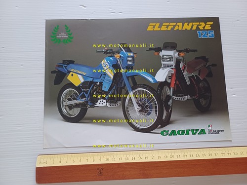 Cagiva elefantre 125 depliant - cagiva,