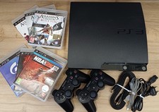 PlayStation 3 (PS3) 160GB CECH-2504A • Console +2 Joystick + 6 Giochi  + cavi