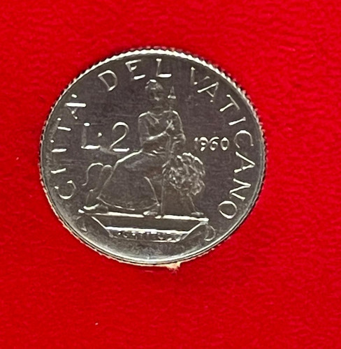 Moneta vaticano lire 1960 - moneta,