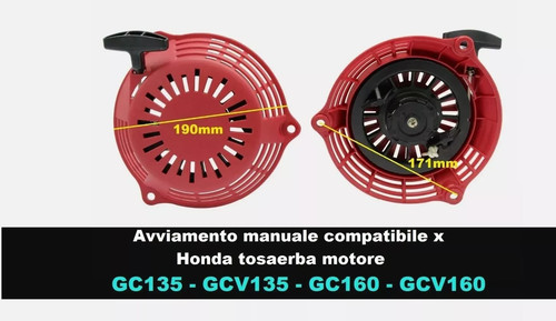Avviamento strappo gc135 - strappo, x