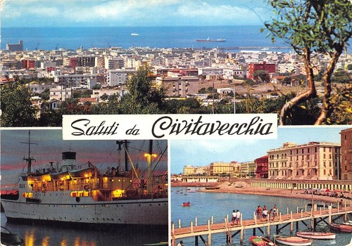 B58409 civitavecchia boats - b58409,
