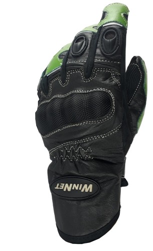 Guanti per moto corti verde - da,