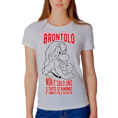 Shirt donna bambina brontolo - t-shirt,