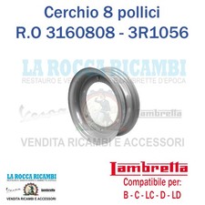 Cerchio Ruota Lambretta B - C - LC - D - LD