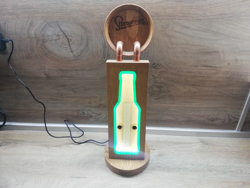 Raro espositore luce led birra