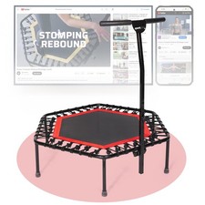 Trampolino Fitness SportPlus con Maniglia 95 cm Settecagonale
