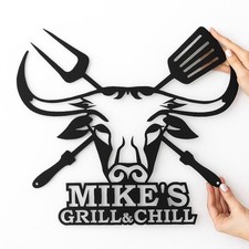 Insegna Personalizzata BBQ