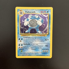 Pokemon Card Poliwrath 13/102 Cosmos Holo Set Base italiano Played PL vintage