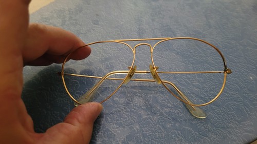 Monture plaquer vintage - monture, or