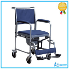 SEDIA COMODA WC CON BASE FACILMENTE LAVABILE PER ANZIANI E DISABILI - SMONTABILE