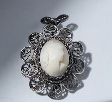 Ciondolo Spilla Cammeo