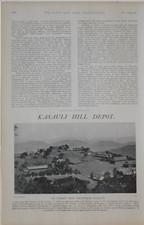 1901 Stampa Kasauli Hill Depot
