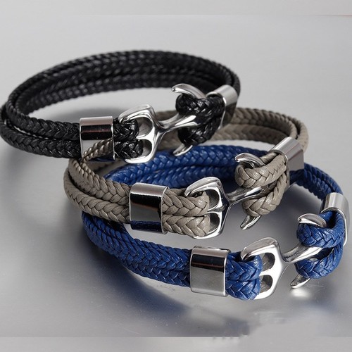 Bracciale ancora uomo - ancora, con
