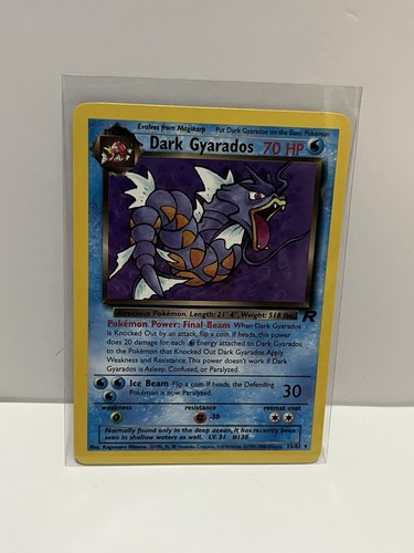 Pokémon tcg dark gyarados - pokémon,