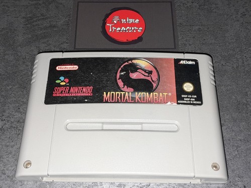 Jeu super nintendo mortal - super, :