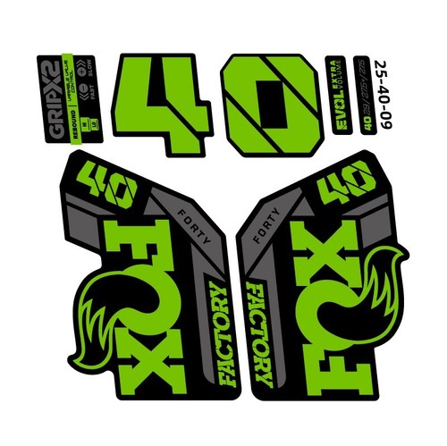 Adesivo forcella per 2025 fox - adesivo,