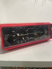 RADIO SVEGLIA MINERVA VINTAGE OROLOGIO DESIGN MODERNARIATO SPACE AGE LEGGI DESCR