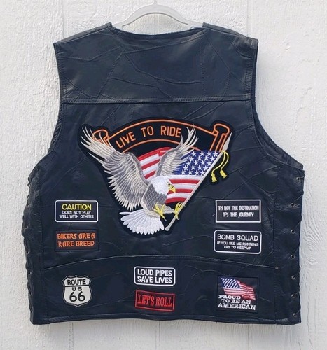 Gilet motociclista pelle - motociclista, in