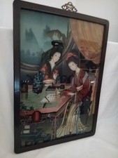 DIPINTO  CINESE  SU  VETRO