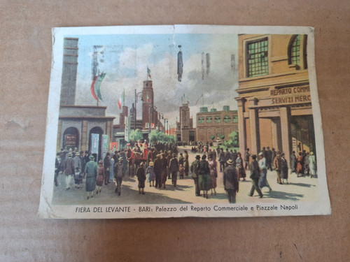 Cartolina fiera del levante - cartolina,