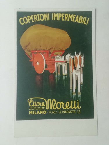 Cartolina pubblicitaria ettore - cartolina,