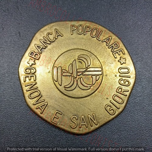 Medaglia commemorativa banca - medaglia,
