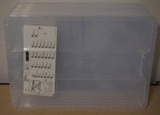 (9 Set) IKEA SAMLA Coperchio di Ricambio per Scatola 12/17 Galloni Trasparente 15,25" x 22,25"