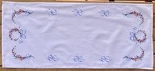 Centrino Centrotavola Runner Ricamato A Mano Vintage