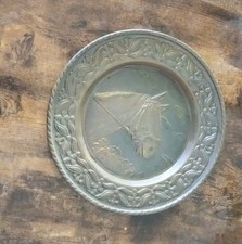 Piatto in rame decorativo vintage 30 cm