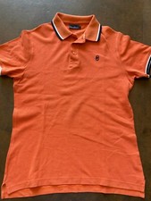 CONTE OF FLORENCE+++POLO+++ORIGINALE 100%+++TG.S+++ARANCIONE+++STREET WEAR