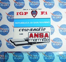  ADESIVO STICKER VINTAGE AUTOCOLLANT AUTO MOTO TUNING ANSA MARMITTE SAN MARINO